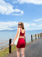 Flow Shorts - Cherry Red