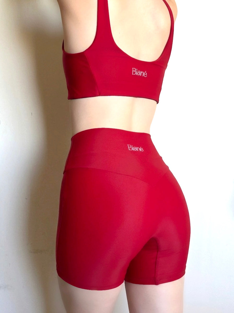 Flow Shorts - Cherry Red