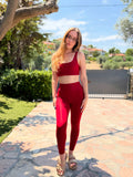 Form Leggings -  Cherry Red